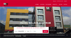Desktop Screenshot of hotelmalaganostrum.com