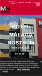 Mobile Screenshot of hotelmalaganostrum.com