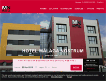 Tablet Screenshot of hotelmalaganostrum.com